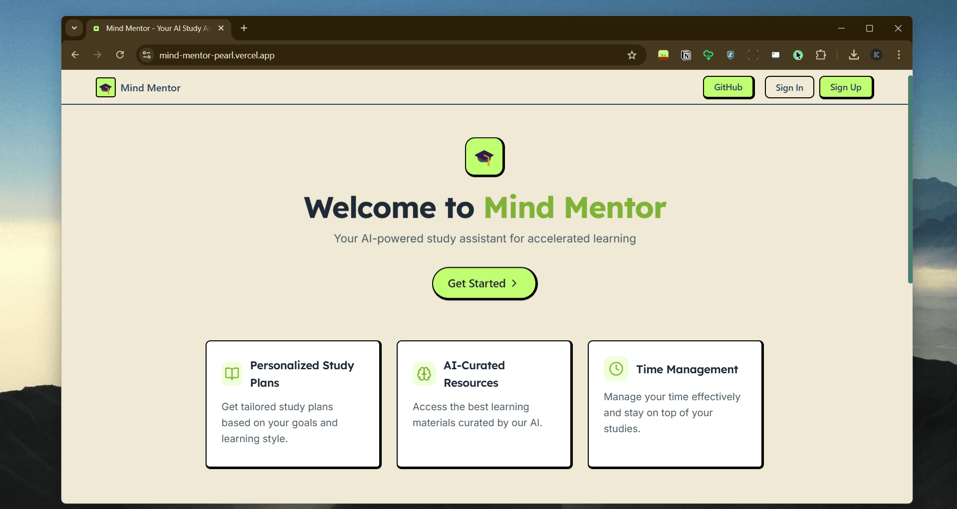 Mind Mentor AI